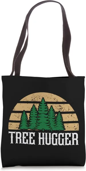 Tree Hugger Vintage Nature Lover Retro Environmentalist Tote Bag