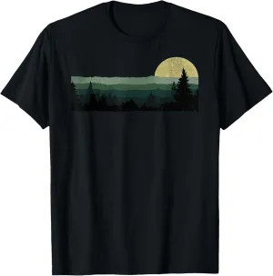 Trees Nature Mountains Adventure Outdoor Wildlife Forest T-Shirt