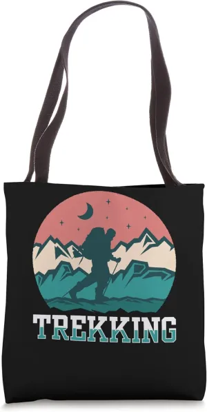 Trekking Lover Hiking Hiker Hike Tote Bag