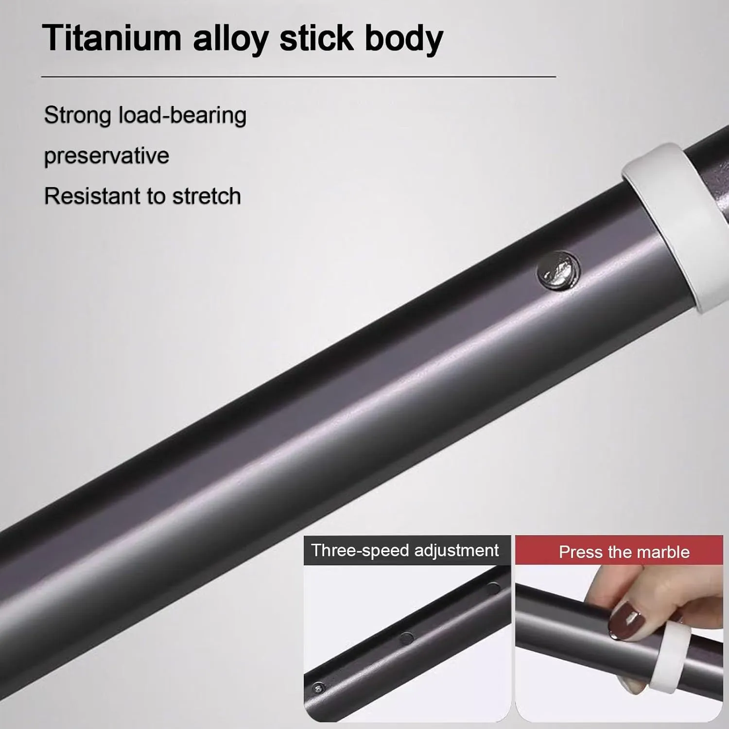 Trekking Poles-Elderly Crutches-Walking Sticks for Hiking-Lightweight Collapsible Hiking Poles for Backpacking Gear