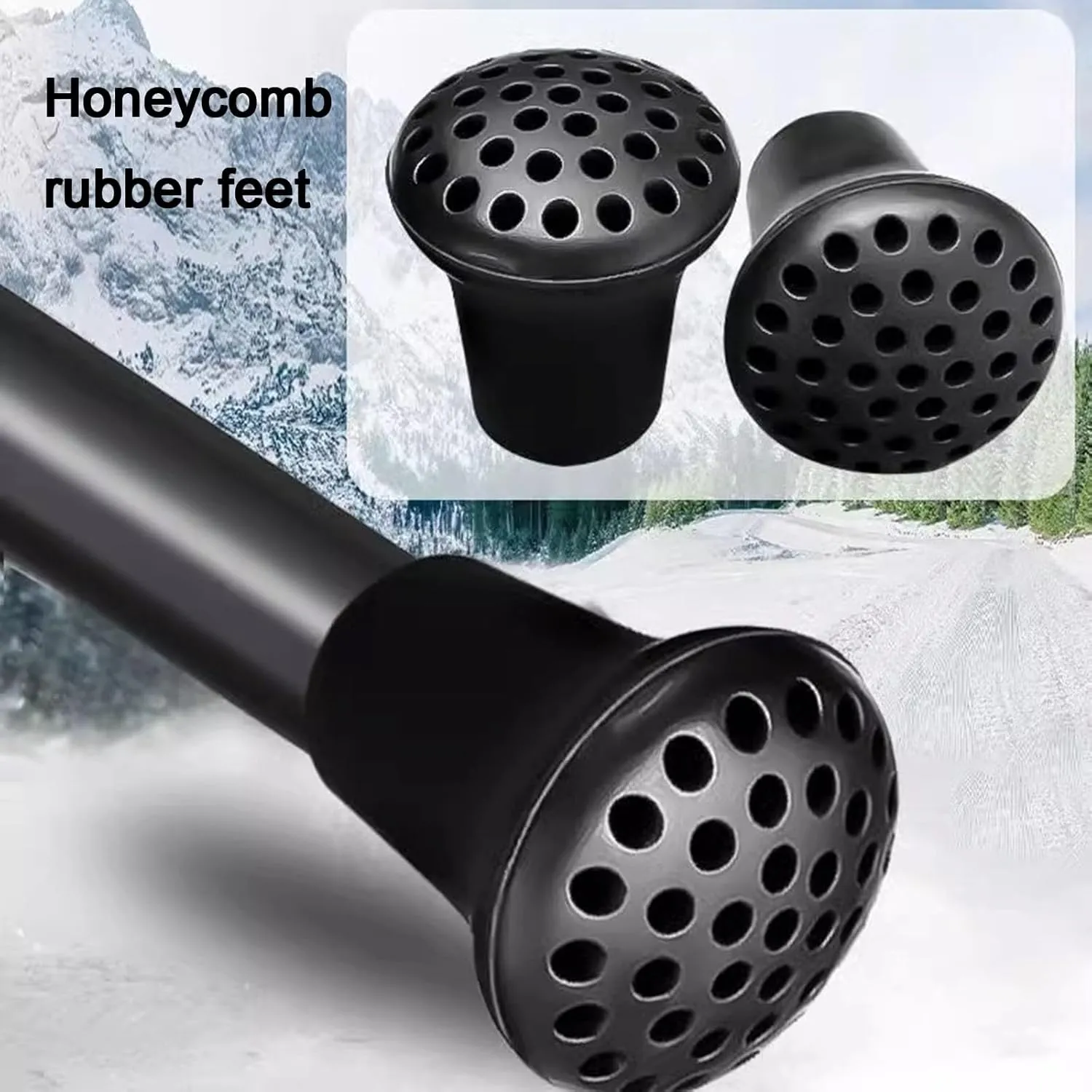 Trekking Poles-Elderly Crutches-Walking Sticks for Hiking-Lightweight Collapsible Hiking Poles for Backpacking Gear