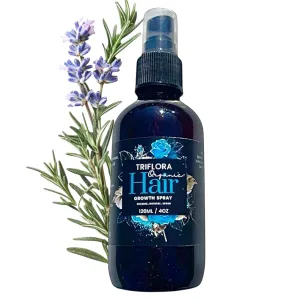 TriFlora 100% All Natural Organic Rosemary Hair Growth Serum, 4oz