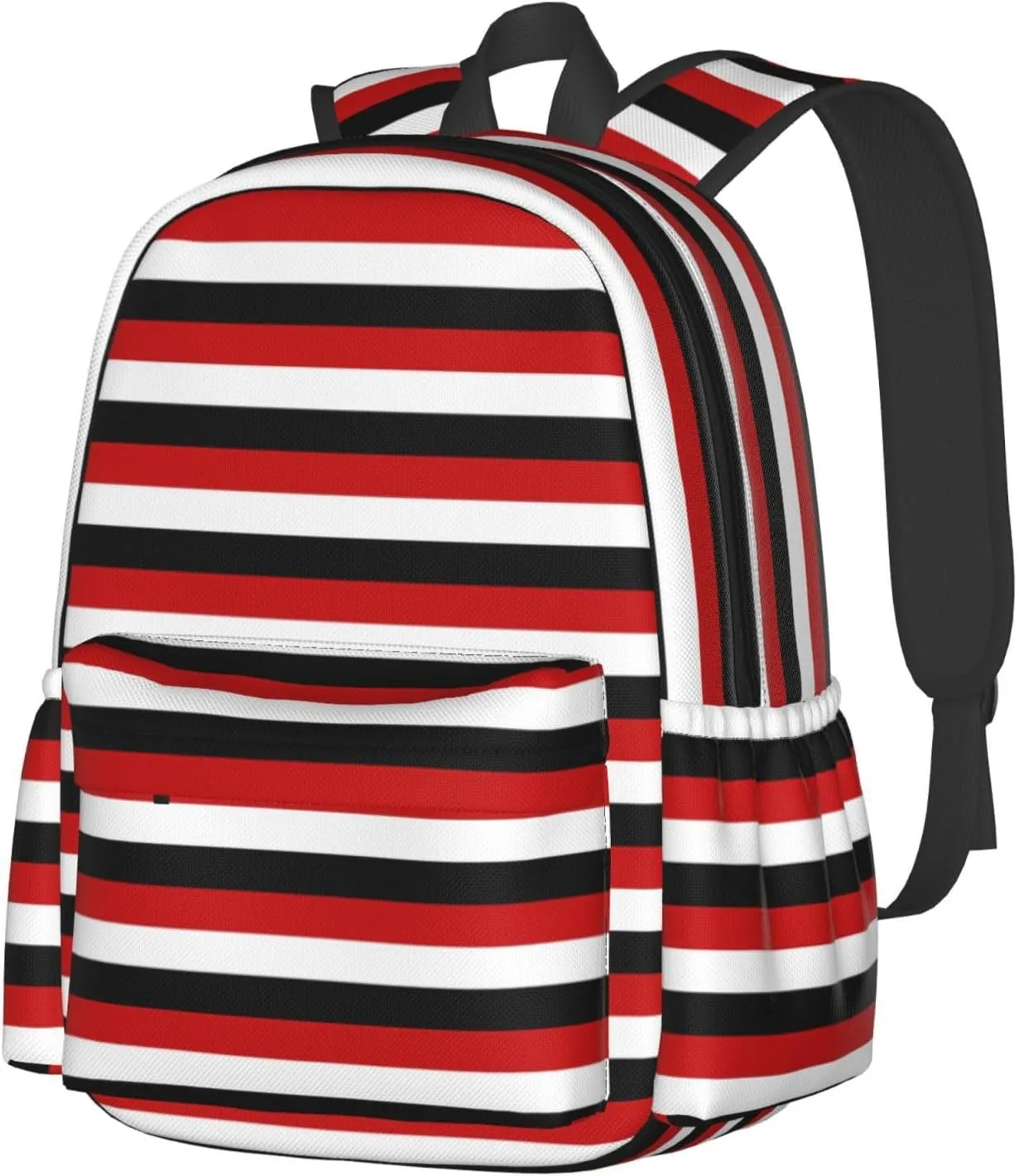 Trinidad And Tobago Yemen Flag Stripes Backpack Large Capacity Backpack Lightweight Double Shoulder Bag For Women Men Travel