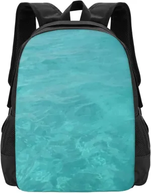 Turquoise Caribbean Sea Lightweight Packable Backpack Travel Casual Hiking Daypack Foldable Backpack For Men Women
