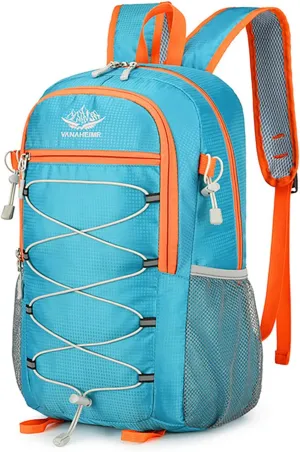 Ultralight Lightweight Large Capacity Packable Foldable Outdoor Travel Camping Hiking Backpack Rucksack (Sky Blue)