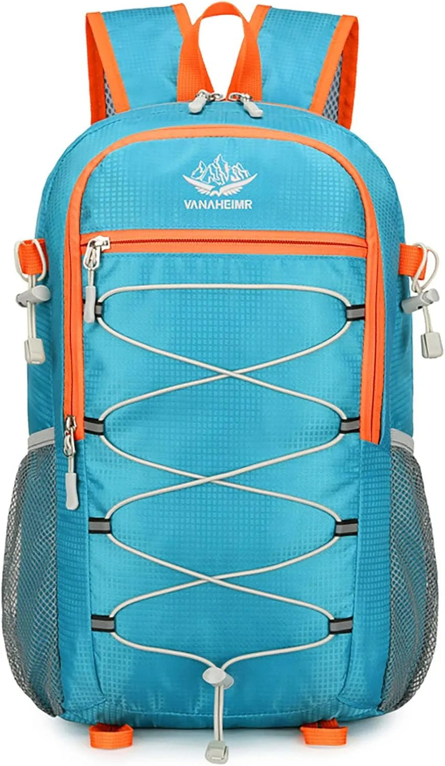 Ultralight Lightweight Large Capacity Packable Foldable Outdoor Travel Camping Hiking Backpack Rucksack (Sky Blue)