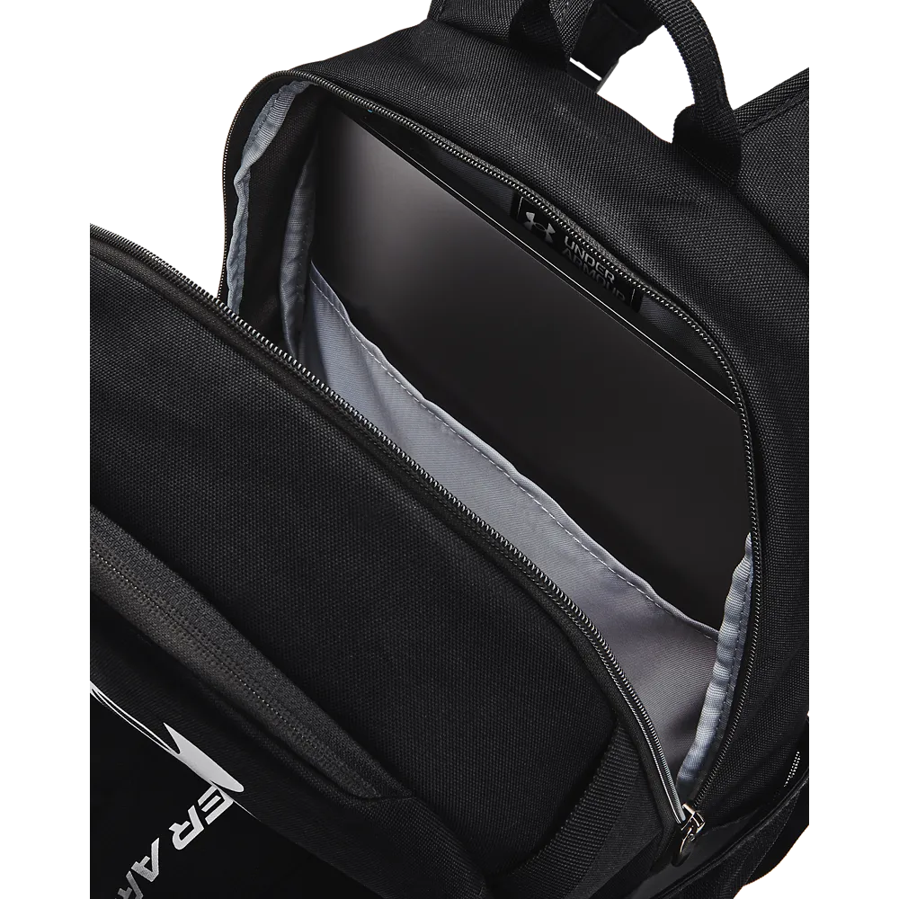 Under Armour Hustle Lite Backpack Black/Metallic Silver