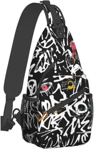 Unisex Chest Bags Crossbody Sling Backpack Travel Hiking Daypack Crossbody Bag For Men