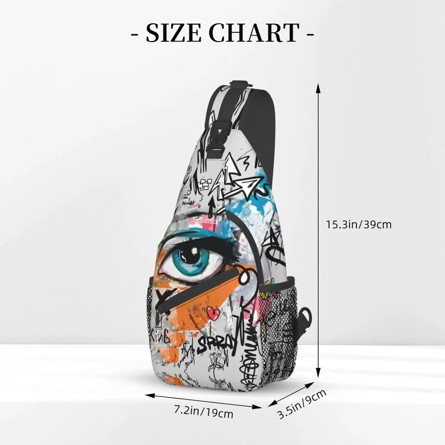 Unisex Chest Bags Crossbody Sling Backpack Travel Hiking Daypack Crossbody Bag For Men