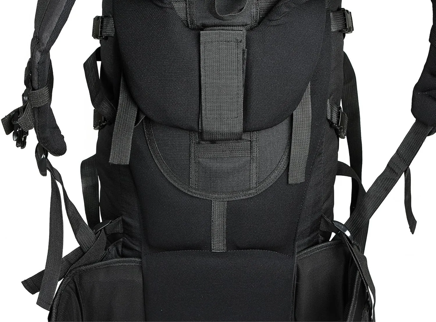 UNISTRENGH 80L Internal Frame Backpack Hiking Backpack Backpacking for Camping Mountaineering Fishing (80L Blue)
