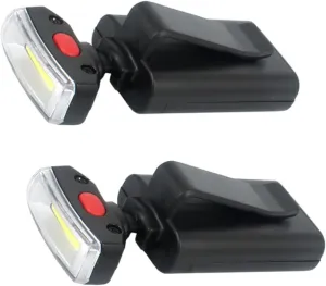 Uonlytech Clip-on Lamp Brim for Hat Led Light Clip for Baseball Cap Camping Hiking Night Fishing Home Maintenance