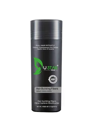 USTAR Hair buliding Fibers Gray Quality Matches Toppik 27.5 grams 0.97oz