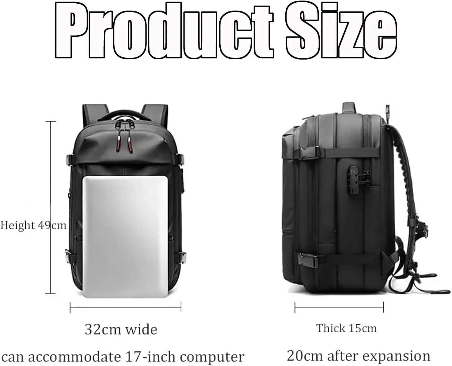 Vaccage Backpack, Vaccage Bag, Vaccage Back Pack, 60L Expandable Travel Smart Backpack with Vacuum Compression, with Pump (Blue(with Air Pump))