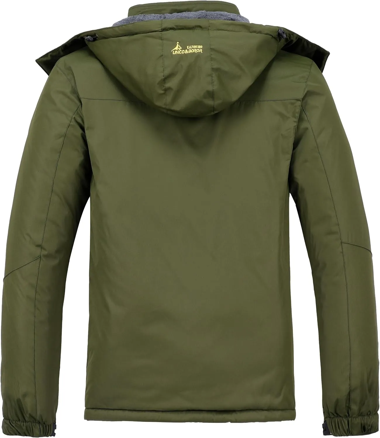 V.A.TOR 189 UNCO&BOROR Men's Winter Thermal Insulated Ski Jacket,Waterproof Coat with Hood for Hiking & Snowboarding