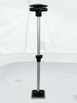 Vico Marine Boat Cover Support System – Includes Adjustable Pole (29.5 to 56 Inches), Vent 2, and Swivel Base – Easy Installation, UV-Resistant