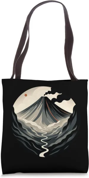 Volcano Hiking Volcano Trekking Tote Bag