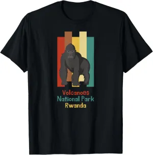 Volcanoes National Park Gorilla Trekking Rwanda T-Shirt