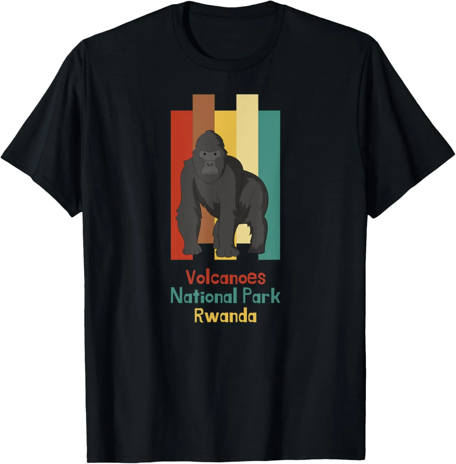 Volcanoes National Park Gorilla Trekking Rwanda T-Shirt