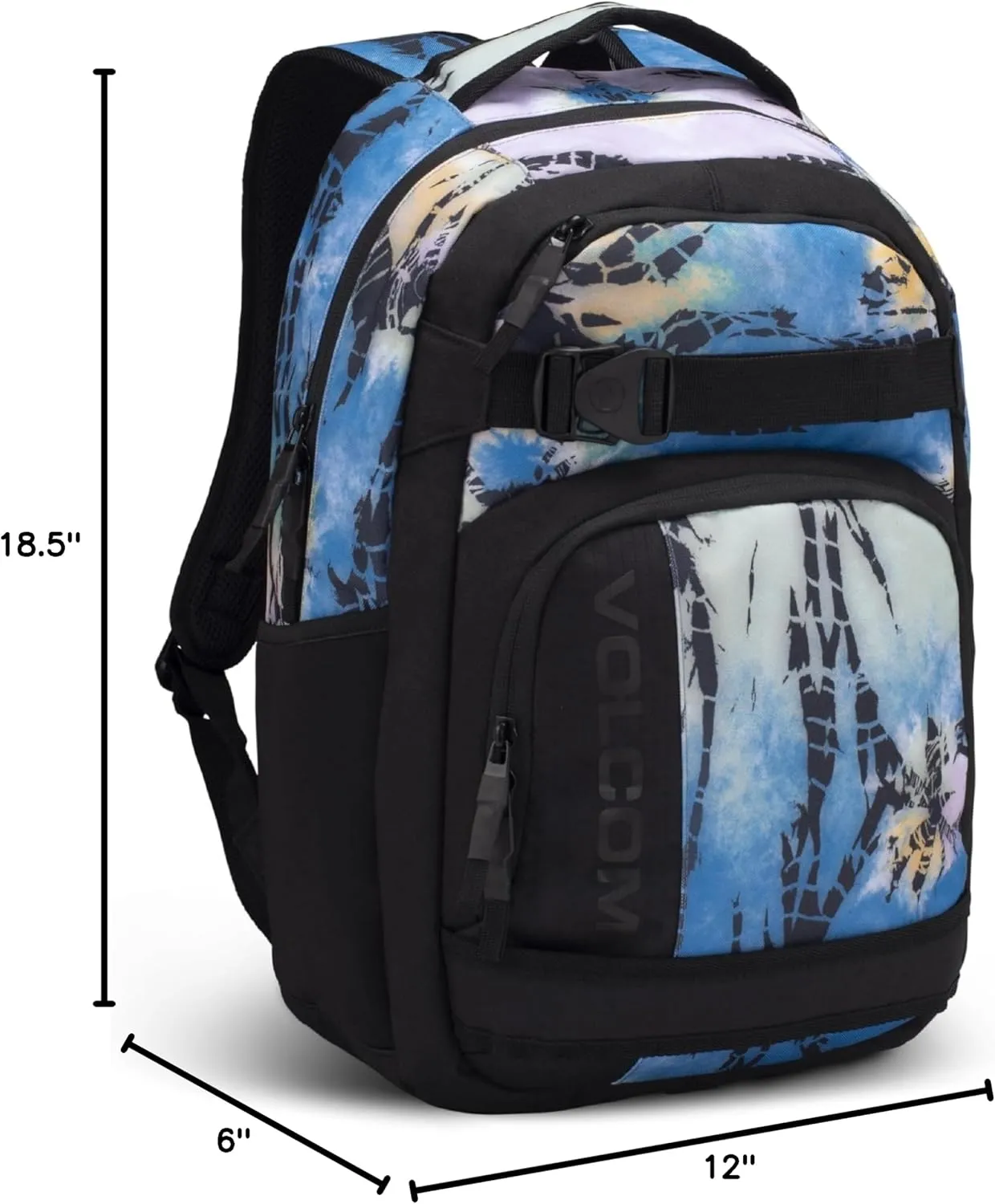 Volcom Men's Everstone Skate Backpack, Indigo Ridge, One Size