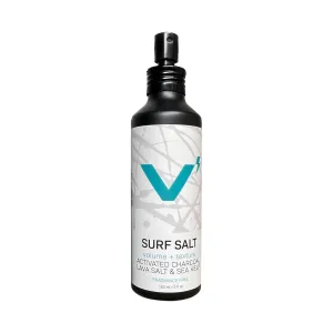 VOLT Surf Sea Salt Spray with Activated Charcoal, Panthenol & Kaolin for Hair Men - Seasalt Hairspray for Texture & Volume Vegan Male Grooming, Light hold - 4oz