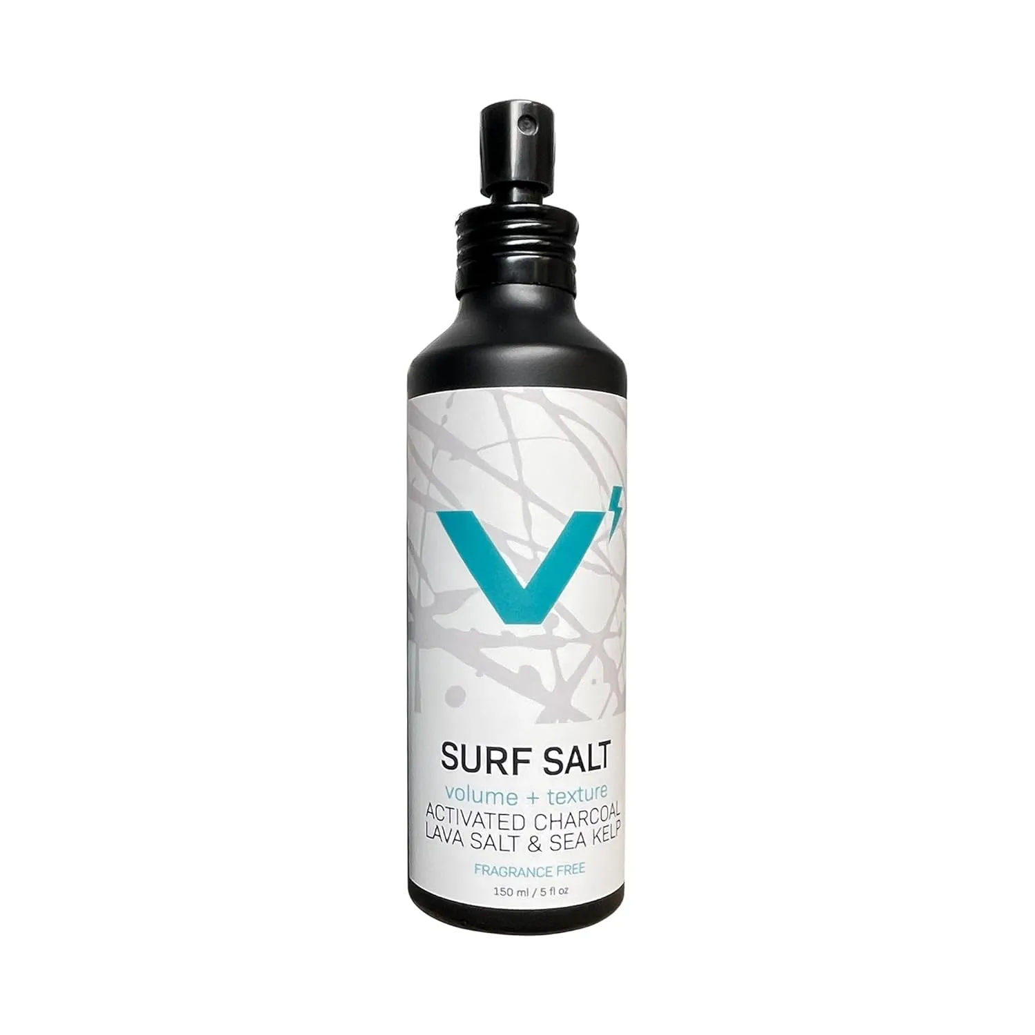 VOLT Surf Sea Salt Spray with Activated Charcoal, Panthenol & Kaolin for Hair Men - Seasalt Hairspray for Texture & Volume Vegan Male Grooming, Light hold - 4oz
