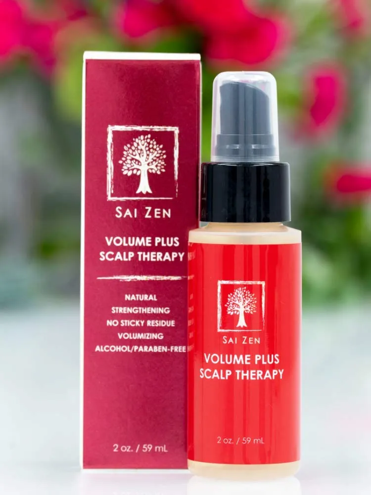 Volume Plus Scalp Therapy Spray | Post-Shower Hair Strengthening Formula | Made in USA | Alcohol and Paraben Free, 2 oz.