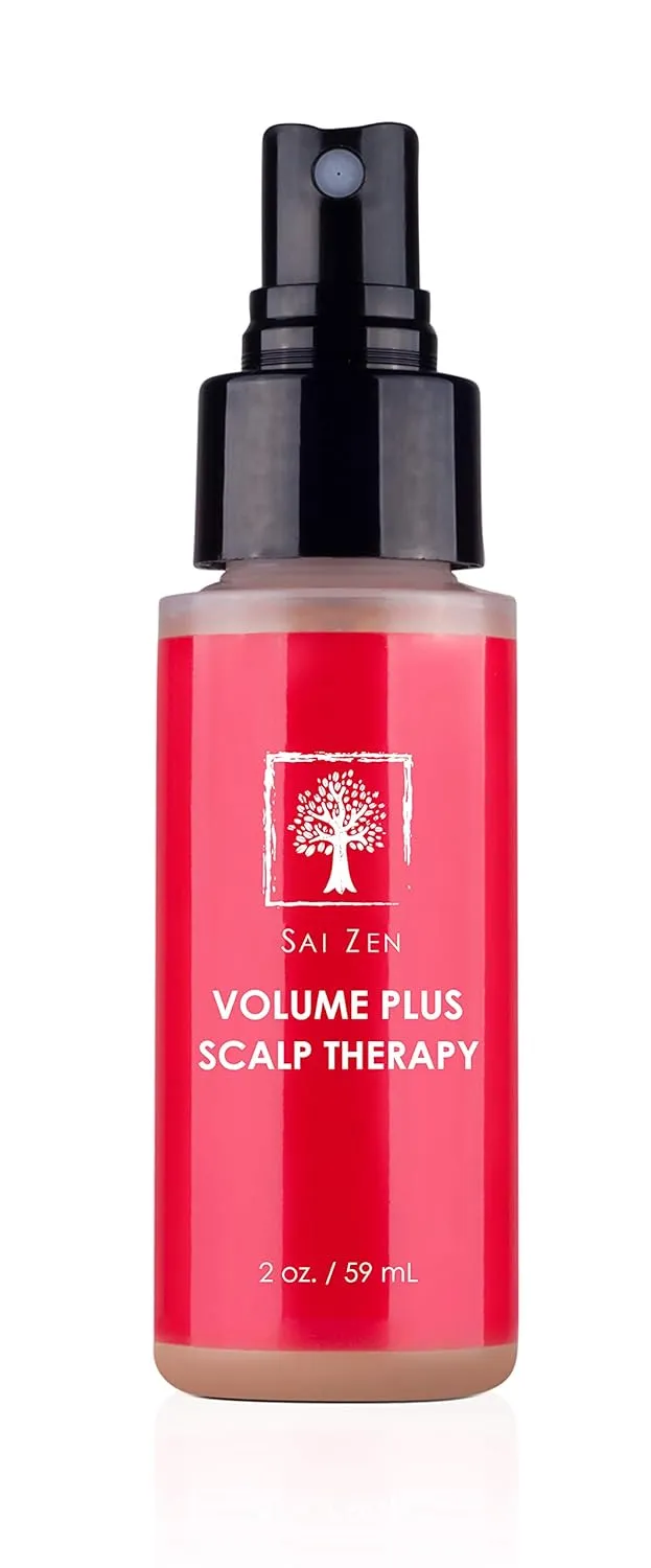 Volume Plus Scalp Therapy Spray | Post-Shower Hair Strengthening Formula | Made in USA | Alcohol and Paraben Free, 2 oz.