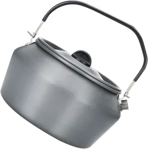 VOSAREA 1pc Portable Outdoor Kettle Capacity Camping Teapot for Boiling Water for Hiking Fishing and Picnics Smooth Pour Design Quick Heating