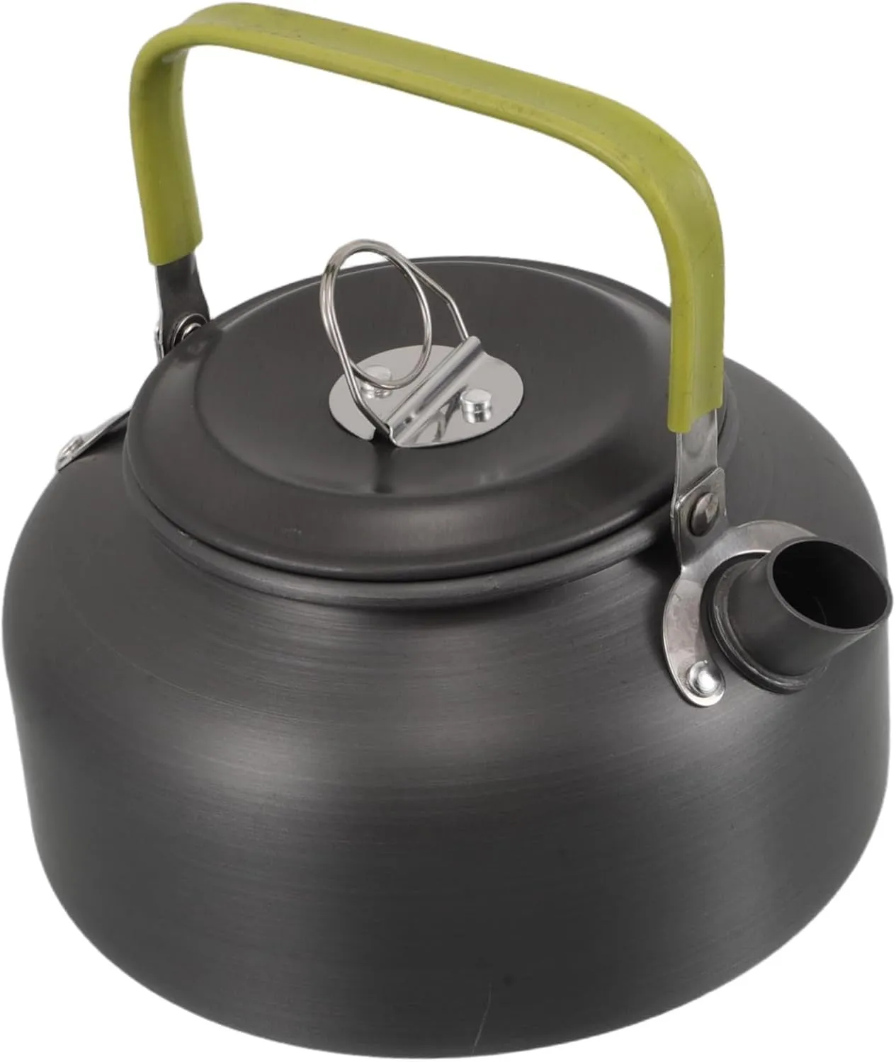 Wakauto 0.8l Outdoor Tea Kettle Multi-function Quick Boil Pot for Hiking Camping Office