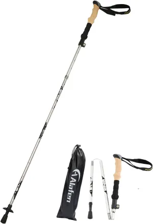Walking Stick - Collapsible Trekking Pole for Men and Women,7075 Aluminum Hiking Stick for Seniors