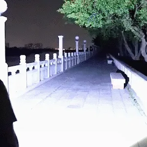 Waterproof LED Flashlight for Outdoor Use with Ultra Bright Side Lamp