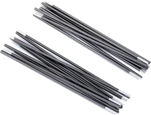 Weanas Tent Poles Replacement, Aluminum Rod Tent Pole Multifunction Lightweight Tent Pole Repair Kit, 7001 Series Aluminum Heated (20FT 2 Poles)
