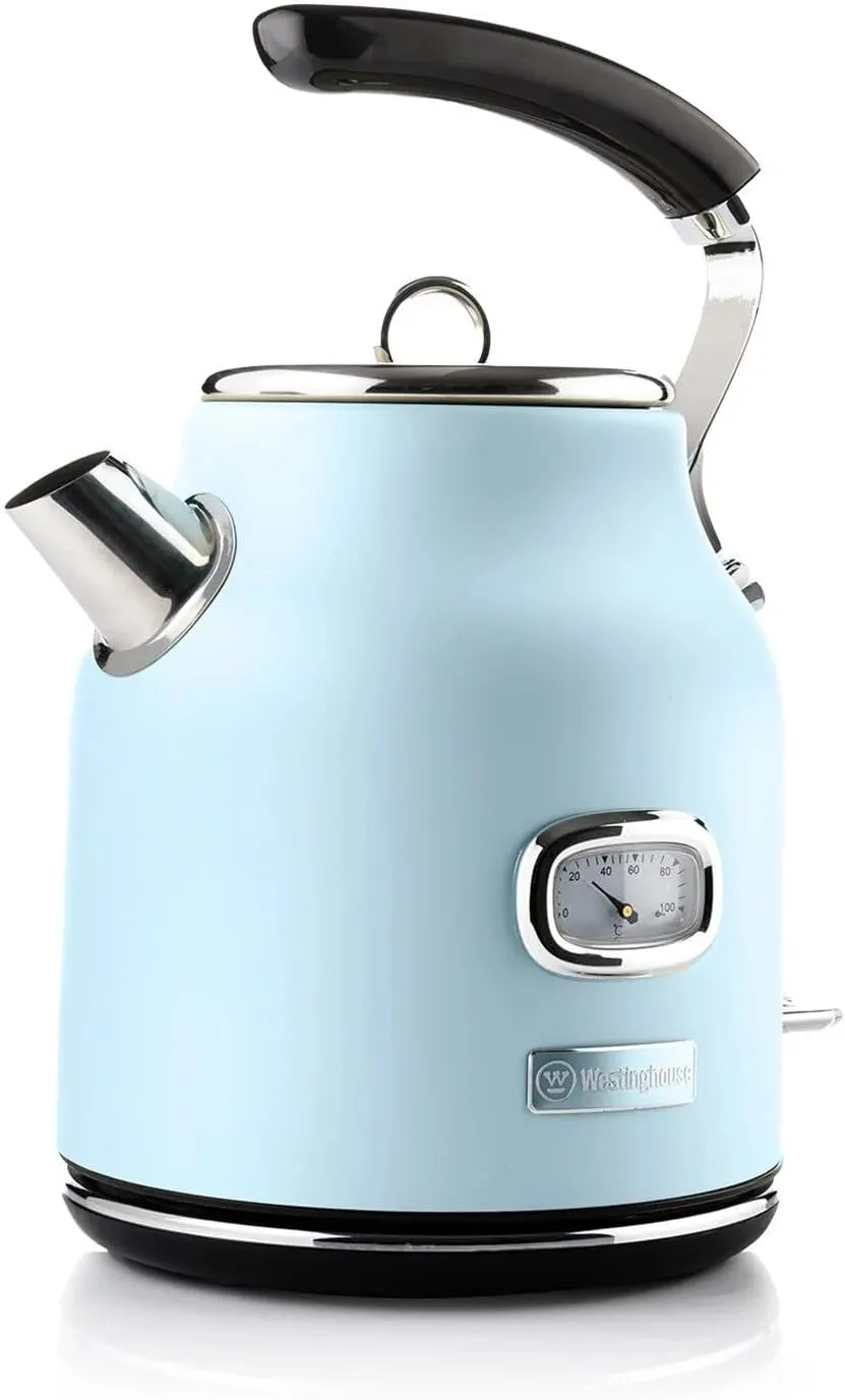 Westinghouse Electric Kettle, 1.7 Liters, Blue, Stainless Steel Housing, Kitchen, Kitchen Accessories