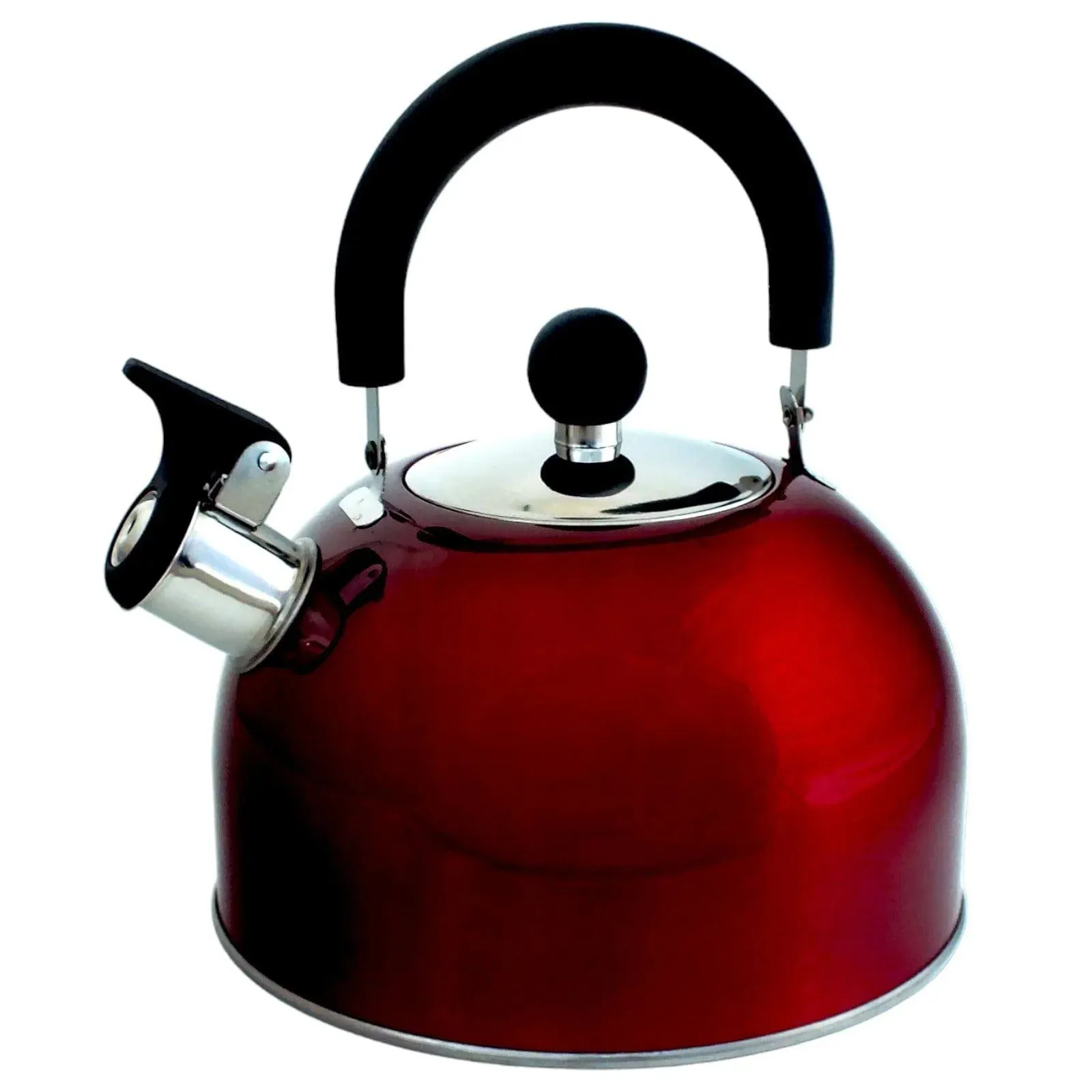 Whistling Kettle Stainless Steel Gas Electric Induction 2.5L - Choice Of Colour