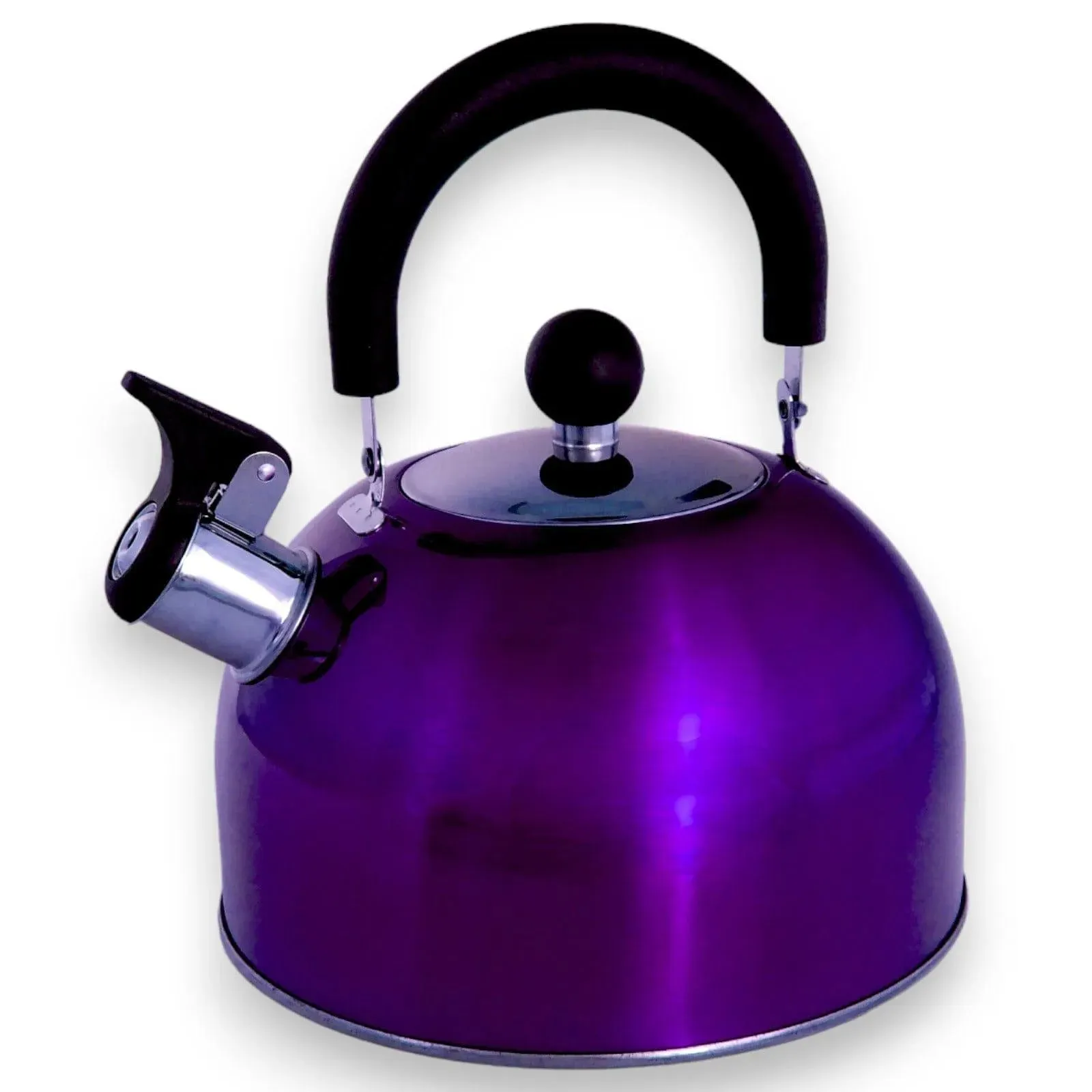 Whistling Kettle Stainless Steel Gas Electric Induction 2.5L - Choice Of Colour