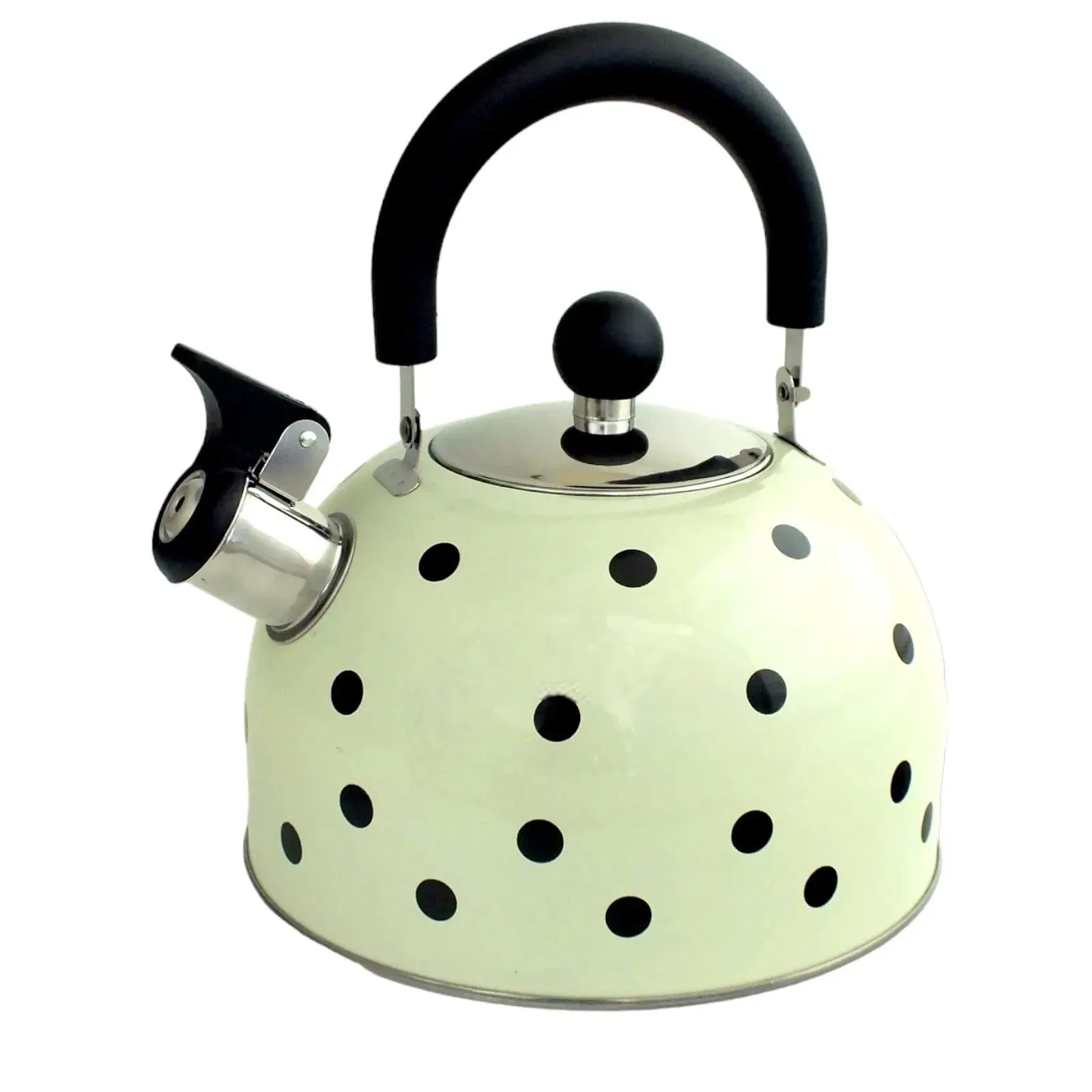 Whistling Kettle Stainless Steel Gas Electric Induction 2.5L - Choice Of Colour