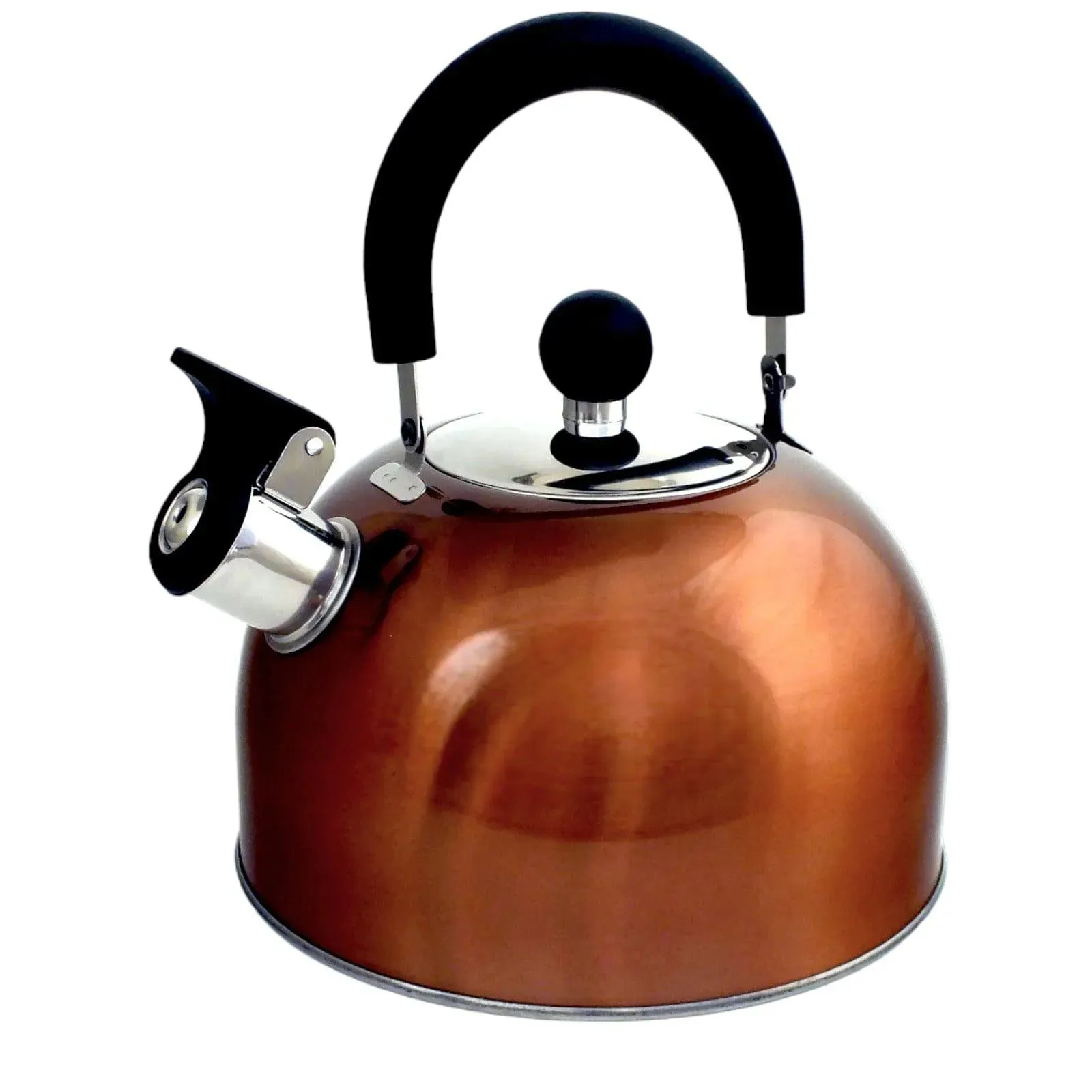 Whistling Kettle Stainless Steel Gas Electric Induction 2.5L - Choice Of Colour