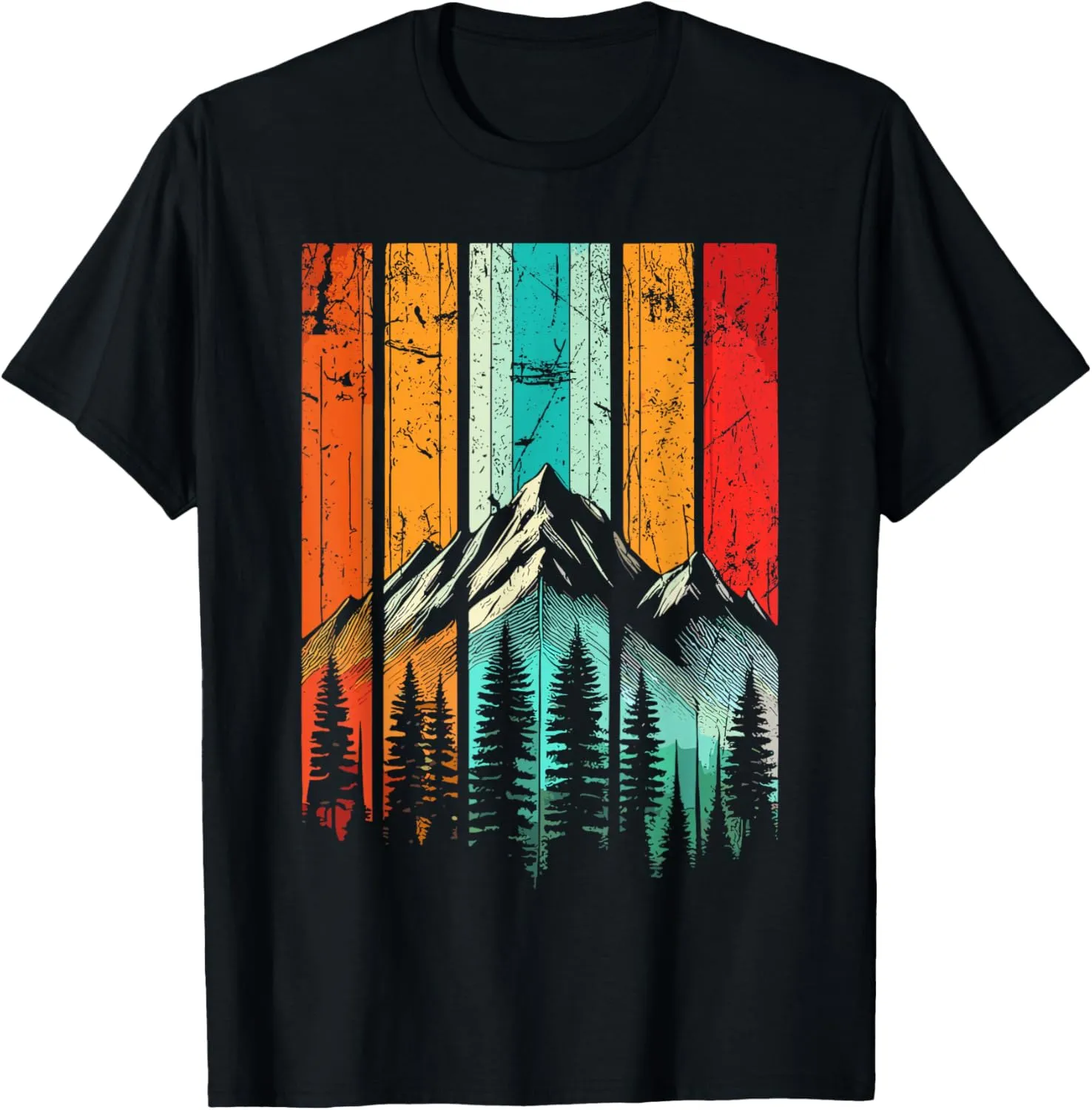 Wildlife Forest Nature Trees Outdoors Mountains Hiking T-Shirt