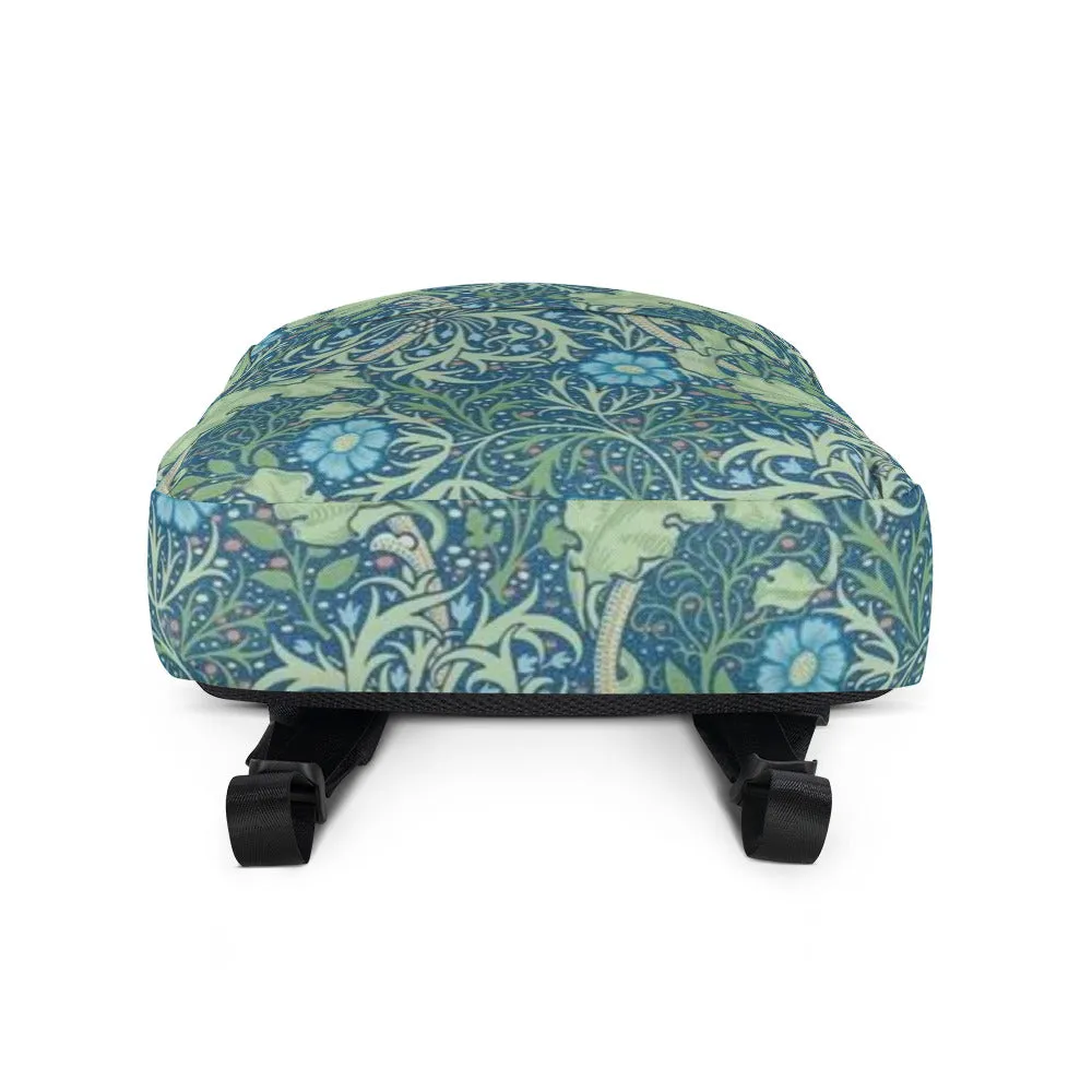 William Morris print backpack