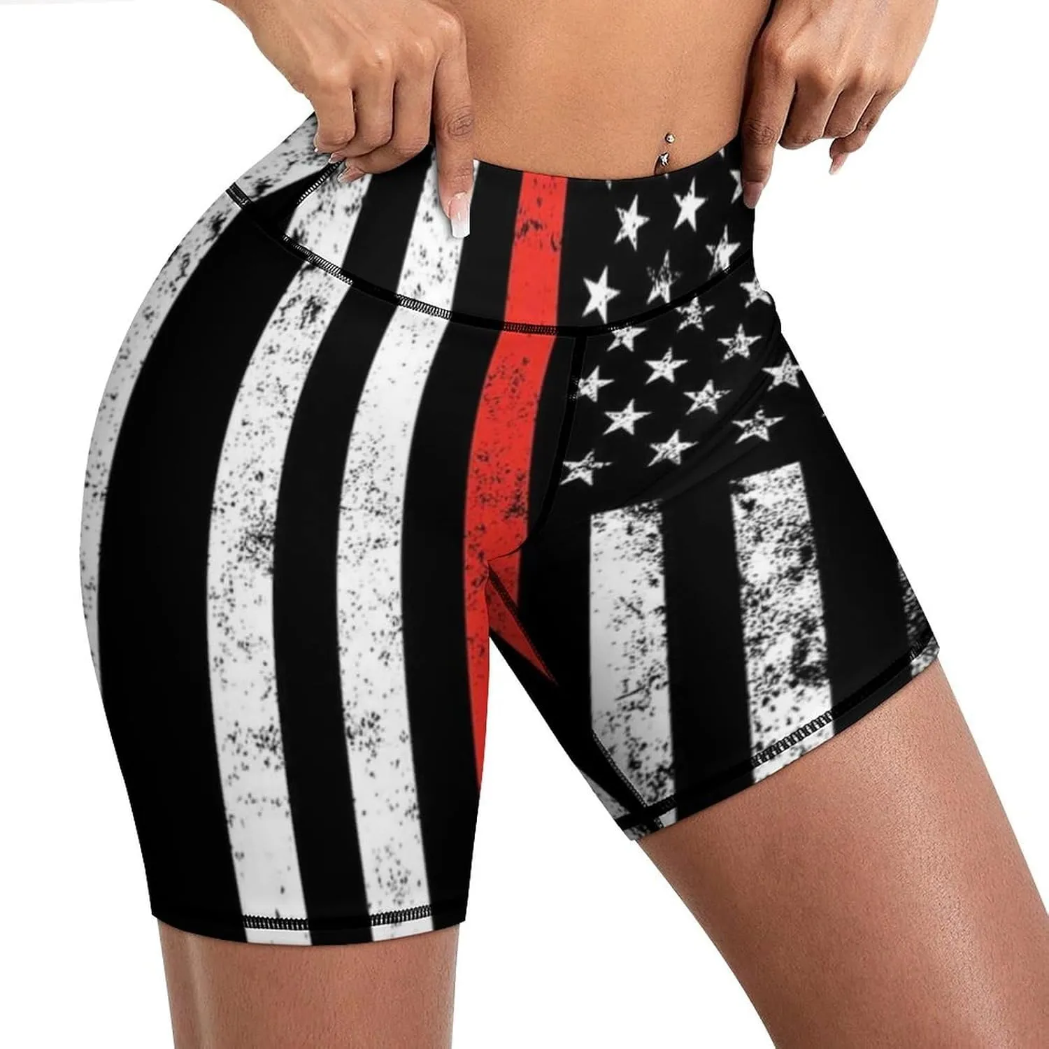Women's High Waist Bike Shorts for Workout Sports Athletic Running Hiking Biker Yoga Gym