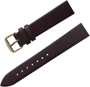 XLCZMYL Plain Weave Leather Watch strap 12 14 16 18 20 22 mm leather Watch band with Gold Pin buckle,14,18mm