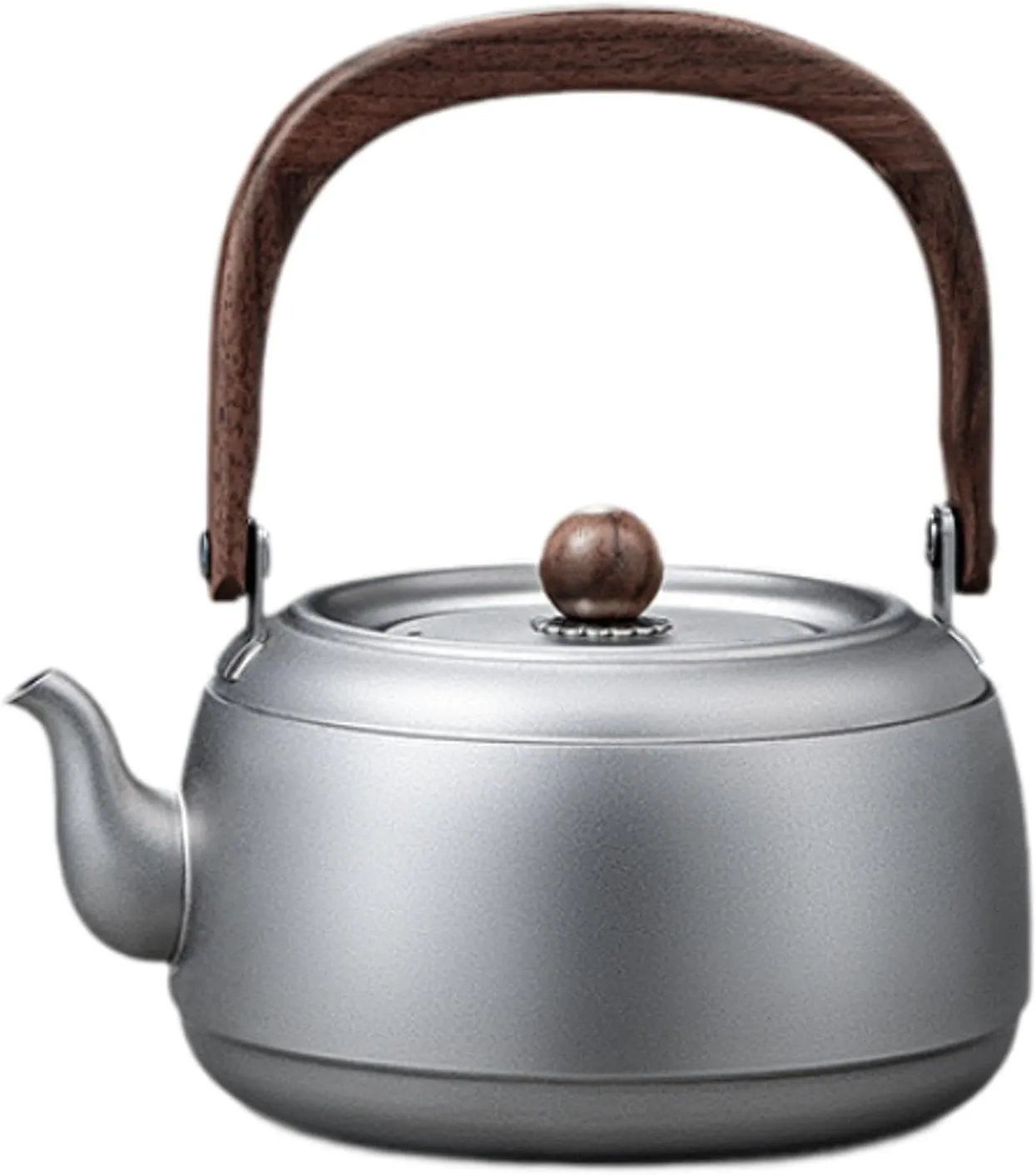 Yajuyi Camping Kettle Titanium Water Pot for Boiling Water, Drinkware Tea Pot Tea Kettle for Climbing Camping Traveling Fishing