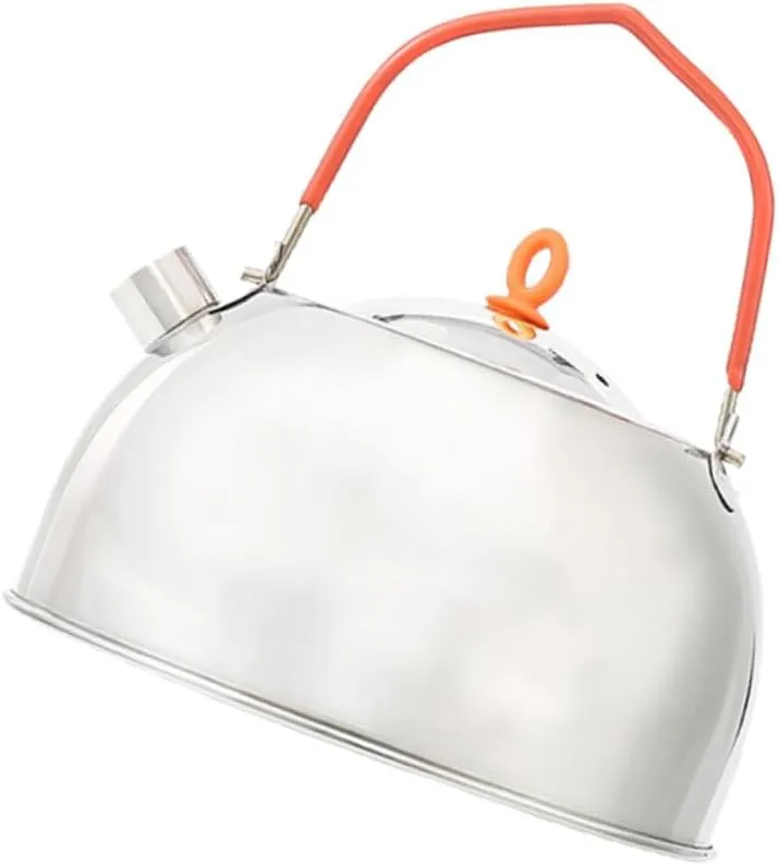 Yardwe Camping Teapot 0.6l Mini Kettle Stainless Steel Lightweight Perfect for Outdoor Hiking