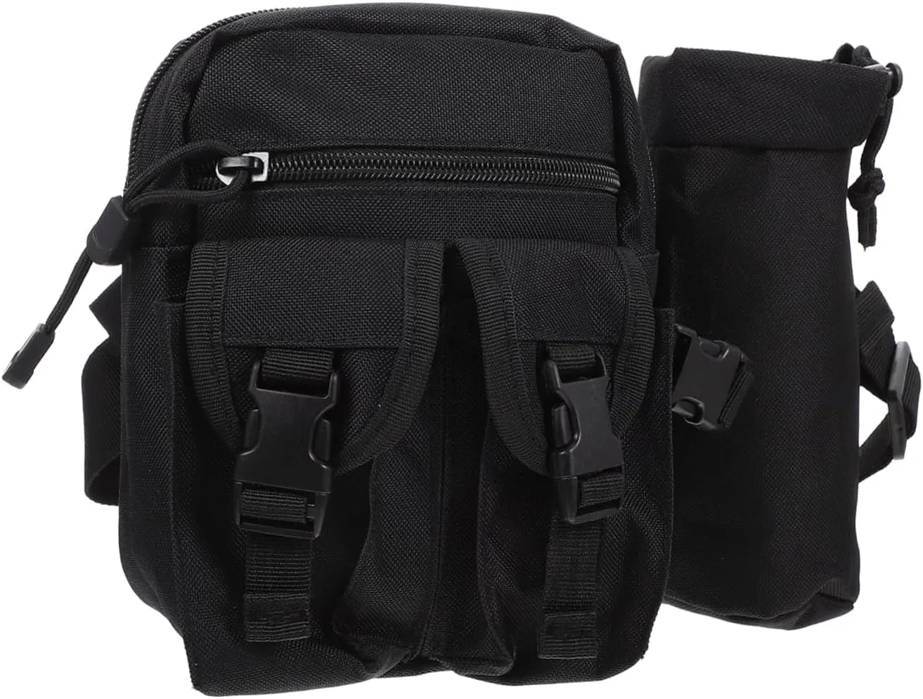 YARNOW Outdoor Camouflage Water Bottle Carrier Pouch Fanny Pack for Hiking Travel and Outdoor Activities Versatile Water Kettle Bag