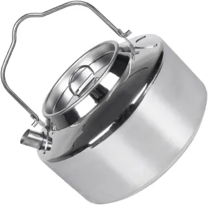 YARNOW Stainless Steel Portable Kettle for Camping Hiking Outdoor Cooking Tea Kettle Coffee