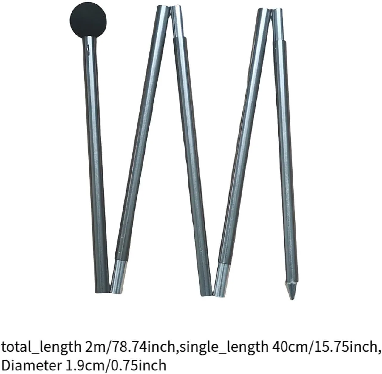 Yiju Tent Pole Tent Rod Accessories,Replacement Beach Shelter,Stand Canopy Rod, Tarp Pole for Outdoor Hiking Beach Awning Camping