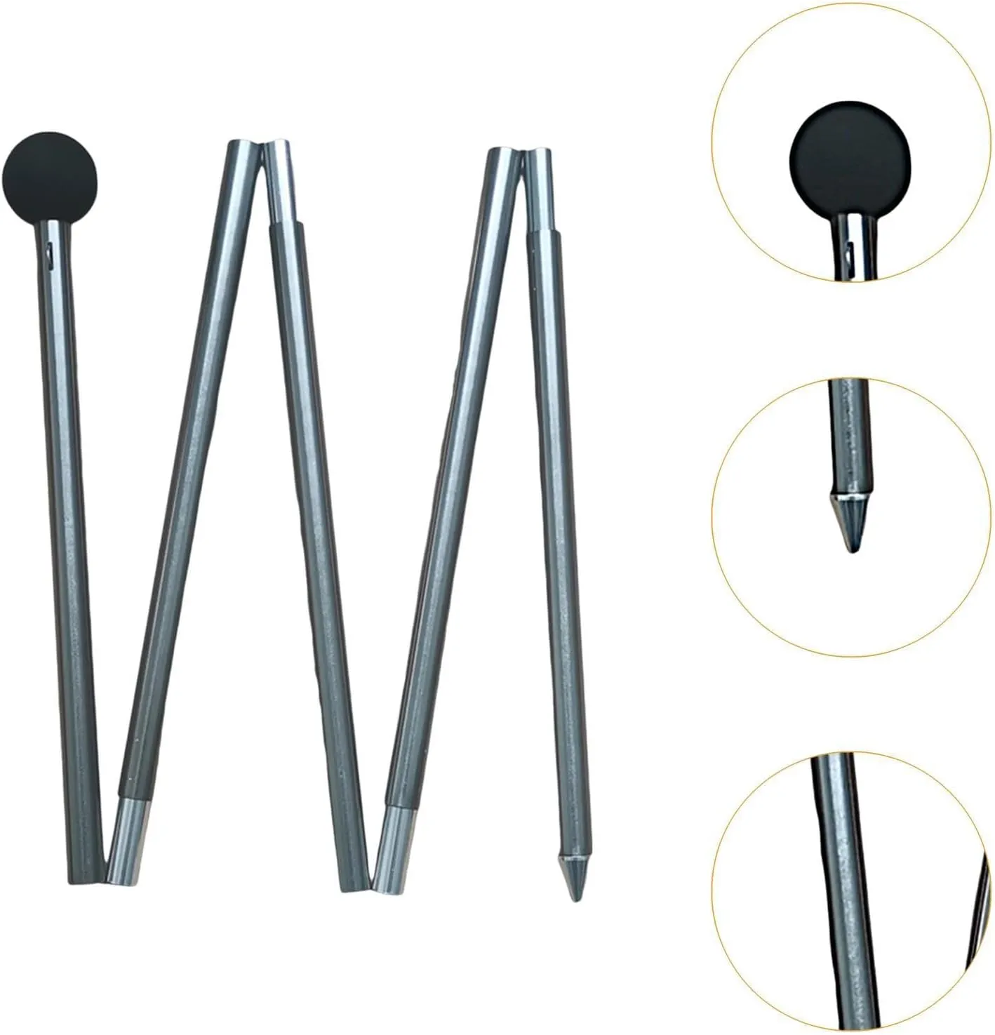 Yiju Tent Pole Tent Rod Accessories,Replacement Beach Shelter,Stand Canopy Rod, Tarp Pole for Outdoor Hiking Beach Awning Camping