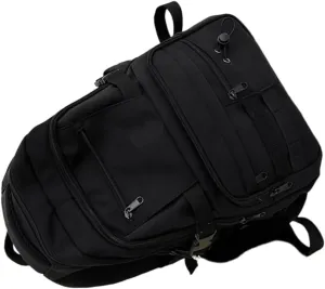 Youthful Korean Fashion Backpack with Multi Pockets Contrast Color School Bag