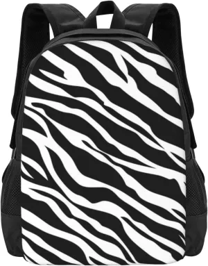 Zebra Print Lightweight Packable Backpack Travel Casual Hiking Daypack Foldable Backpack For Men Women