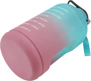 Zerodeko 1pc Gradient Petg Plastic Water Jug Sports Water Bucket for Travel Camping Outdoor Activities Design for Hydration